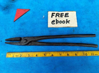 Blacksmiths 12" Flat Tongs