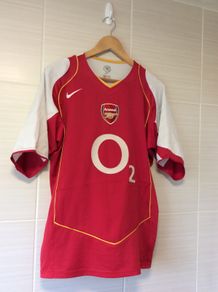 Arsenal Jersey. Official Nike Mens Home Jersey Season 2004/2005. Original From The Time. Not A Modern Day Remake.