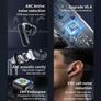 Wireless Earbud with Noise Cancelling & Smart LCD Screen Stereo HIFI Sound Image 9