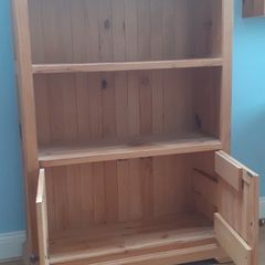 Solid pine bookcase