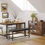 Sideboard Kitchen Cabinet Storage Cabinet with 3 Doors for Living Room Kitchen Dining Room 110 x 33 x 75 cm Image 4