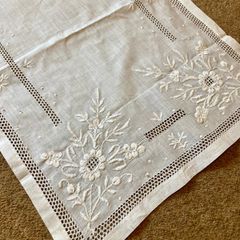 Vintage Belfast Linen Table Runner 1950s