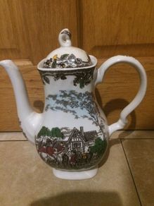 1940s myott pottery coffee pot
