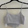 Grey crop top primark Image 2