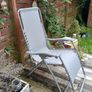 Grey deck chair Image 2