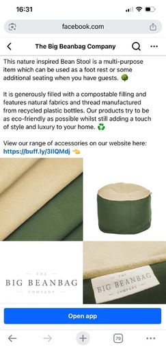 Set of bean bags from The Bean Bag Company