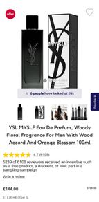 YSL MYSLF 100ml parfum for him