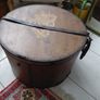 Antique wooden hat box Image 6