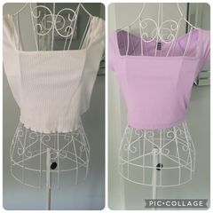 2 crop tops size xs