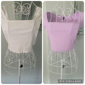 2 crop tops size xs