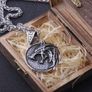 Silever Wolf Necklace - great gift Image 3