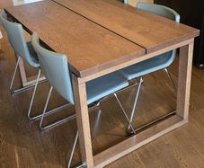 IKEA Morbylanga Oak Dining Table + 4 FREE Matching Chairs