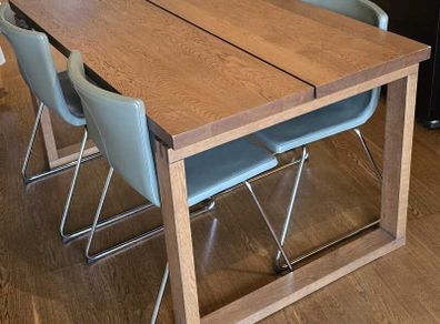 IKEA Morbylanga Oak Dining Table + 4 FREE Matching Chairs
