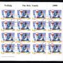 1999 Ireland Christmas Commemorative Stamp Sheetlet Plate 1A1A Fine CDS Used with Dublin cancel of 4th November 1999 (First day of issued) on envelope extract Image 2