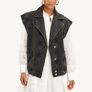Denim Sleeveless Jacket Size Medium Image 3