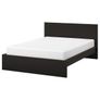 IKEA Malm Queen Size Bed Frame in Black-Brown with Under-Bed Storage Drawer Image 3