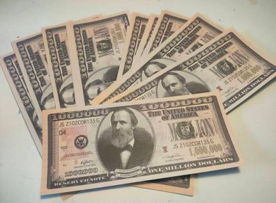 29 X 2008 Rutherford B.Hayes One Million Dollar Notes