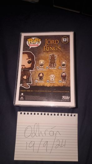 Lord of the Rings Signed Funko Pop Aragorn
