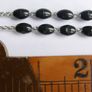 Vintage Handmade Black Wood Rosary Image 8