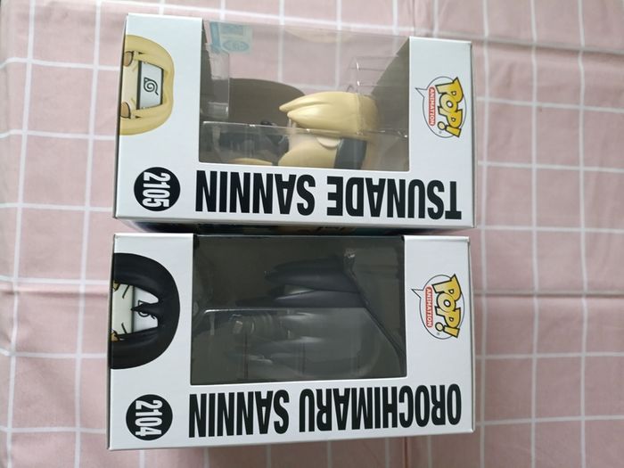 Funko Pop Naruto Shippuden Tsunade 2105 and Orochimaru 2104