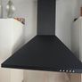 LUXAIR 60cm Premium Chimney Cooker Hood in Matt Black || LA-60-STD-BLK Image 3
