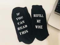 main image for ad If You Can Read This, refill my wine Socks Father's Day Birthday Dad Funny gift