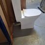 Freya open back comfort height WC soft close seat Image 2