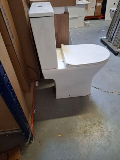 Freya open back comfort height WC soft close seat