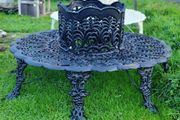 Tree Bench Cast Iron Black CH-R-717-B