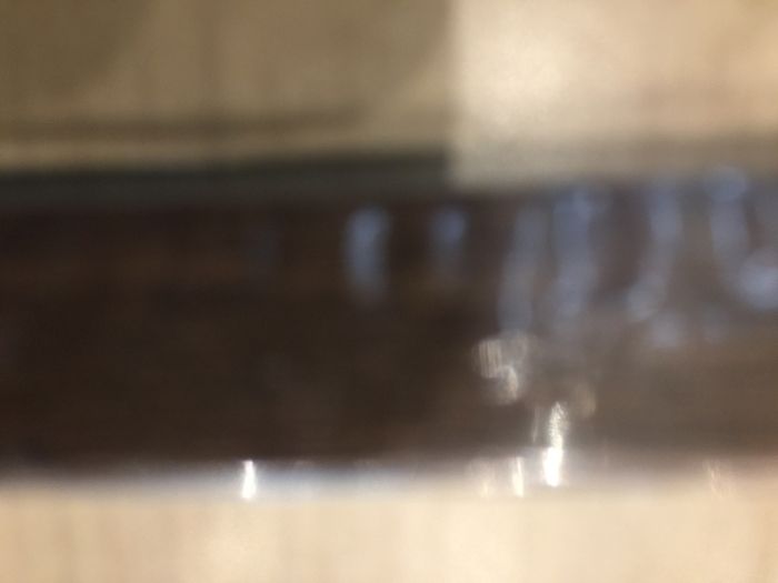 Doorstep, walnut colour, 100 cm length.