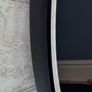 LED Bathroom Mirror Black Frame Image 4