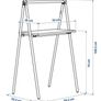 ikea folding desk and chair Image 3
