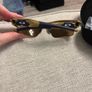 Oakley Flak Jacket XLJ Sunglasses - Gold/Navy Image 2