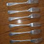 Set of 6 Solid Silver Forks (450g) Image 4