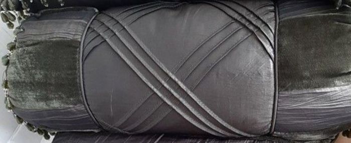 Lovely velvet/silk/beaded  cushions