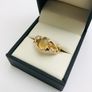 14ct Yellow Gold Opal & Diamond Ring Image 3