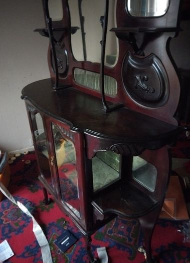 vintage sideboard display cabinet