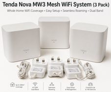 Tenda Nova MW5s Mesh WiFi 3 Pack Whole Home Coverage