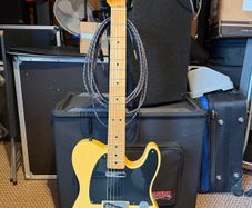 Fender Baja Telecaster Blonde MIM Maple Neck Great Condition