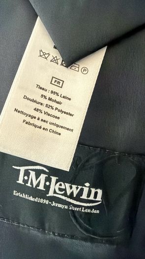 Tuxedo - TM Lewis Navy Tux. Jacket 42s, trousers 34r