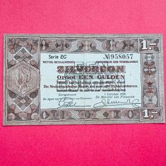 Netherlands   1. GULDEN . 1938. Pick  61
