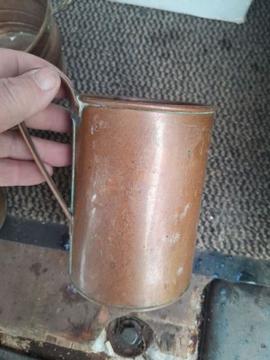 vintage copper pots