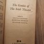 The Genius Of The Irish Theatre. Edited By Sylvan Barnet. Morton Berman & William Burto. First Edition Paperback In Good Condition. See Photos For Same. Image 5