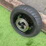 Yamaha Neos front wheel and new tyre Image 3