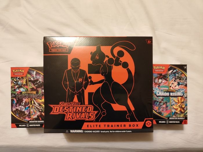 Pokemon ETB and Two Booster Bundles