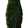 Ruched Puff Sleeve Velvet Midi Dress Image 4