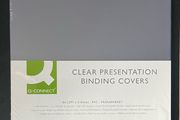 Q-Connect Black A4 (297X210mm) Binding Covers Pack 100