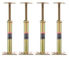 4PCS Adjustable Floor Jack Post House Floor Leveling Lift 29.5 cm-40.6 cm Height