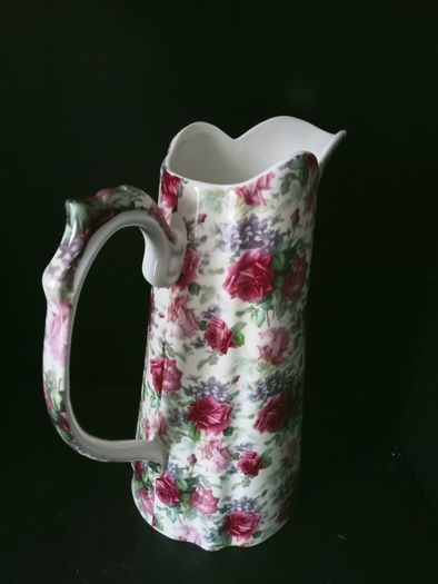 A Pair of Lord Nelson Ware Chintz Edwardian Pitchers Jugs
