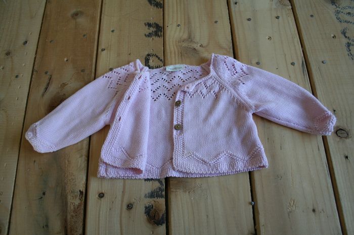 NEXT baby girl pink cardigan 0-3 months